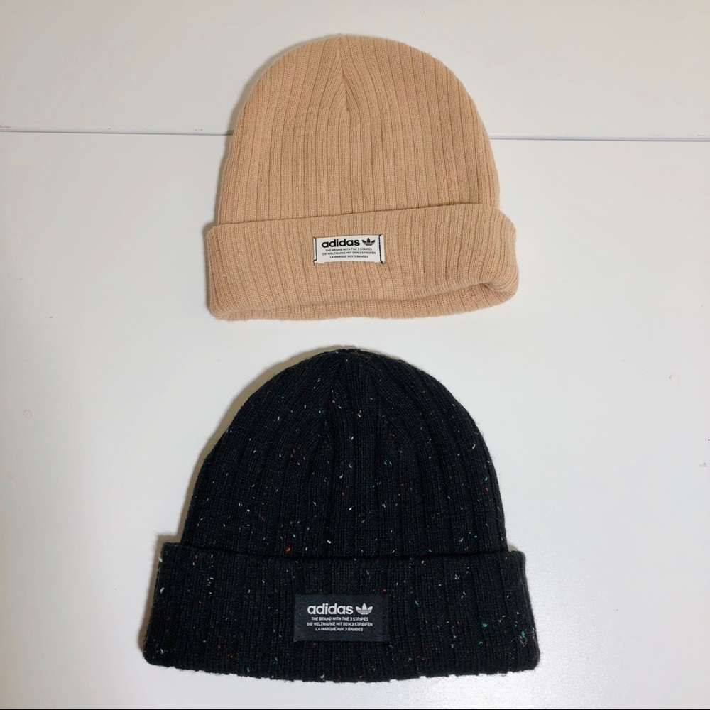 Two Adidas Beanies